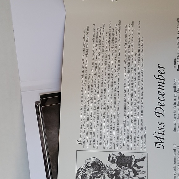 Annie's Attic Calendar Bed Doll Society - Picture 8 of 12